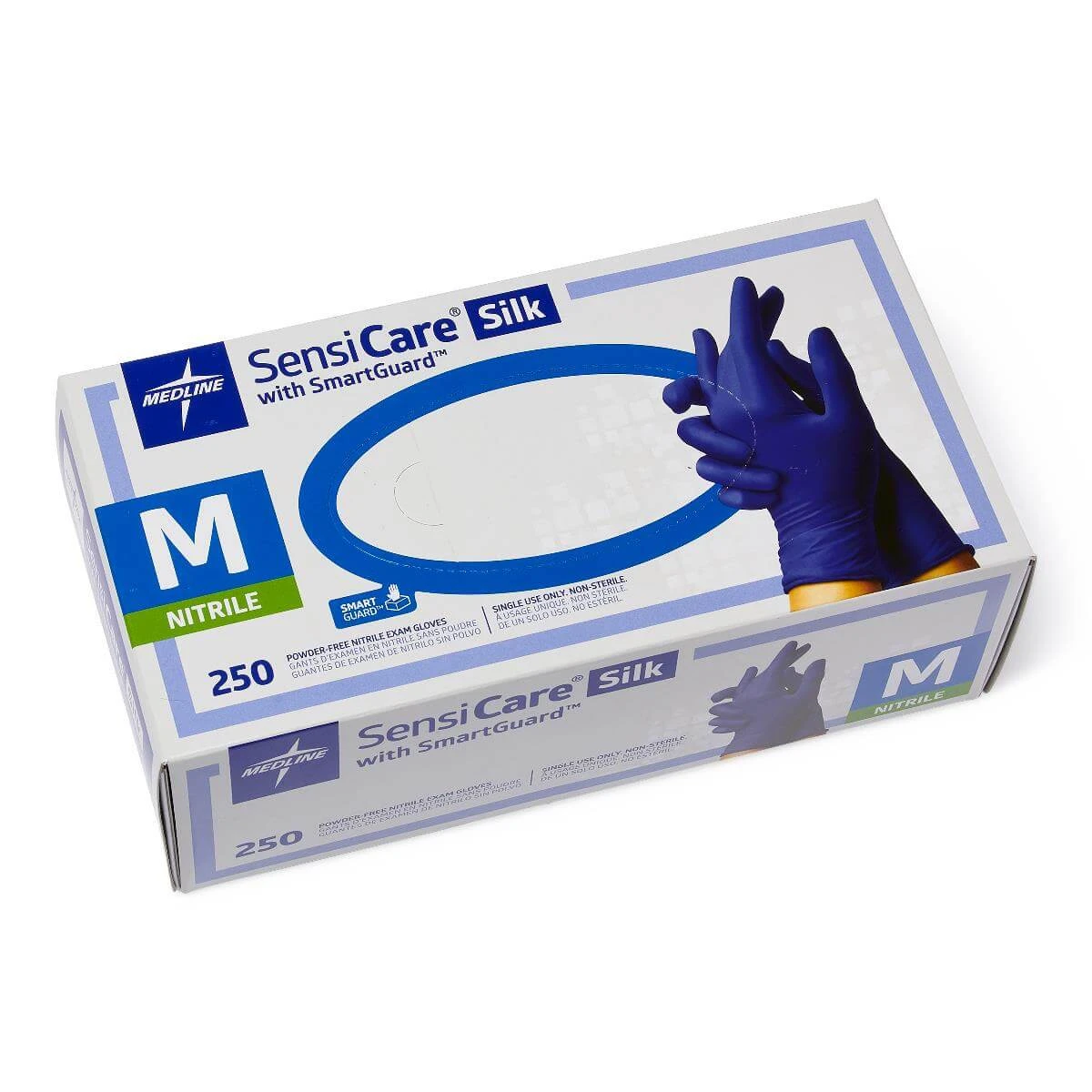 Gants d'examen médical en nitrile 2.4 mil (caisse de 2500) - MedSecare