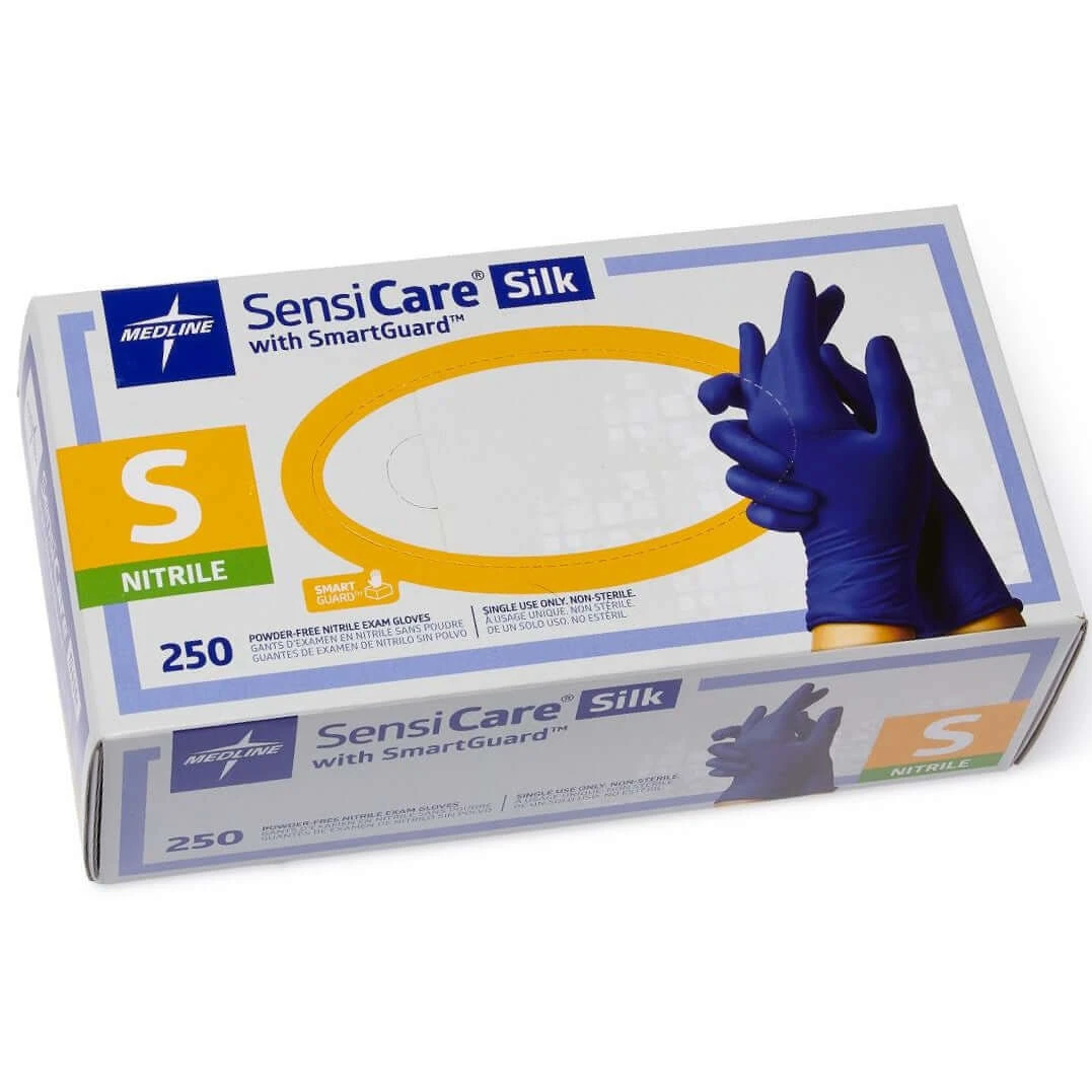 Gants d'examen médical en nitrile 2.4 mil (caisse de 2500) - MedSecare