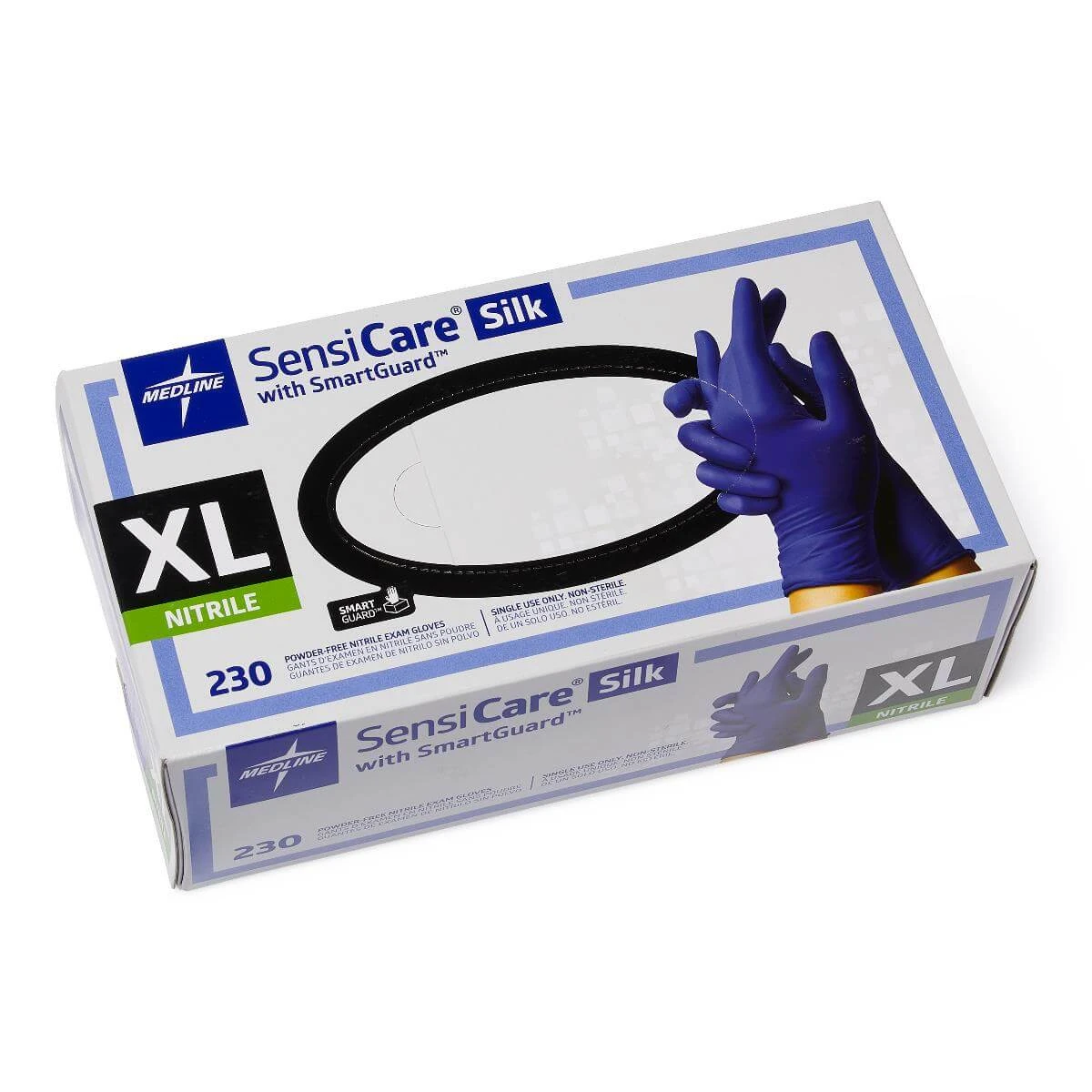 Gants d'examen médical en nitrile 2.4 mil (caisse de 2500) - MedSecare