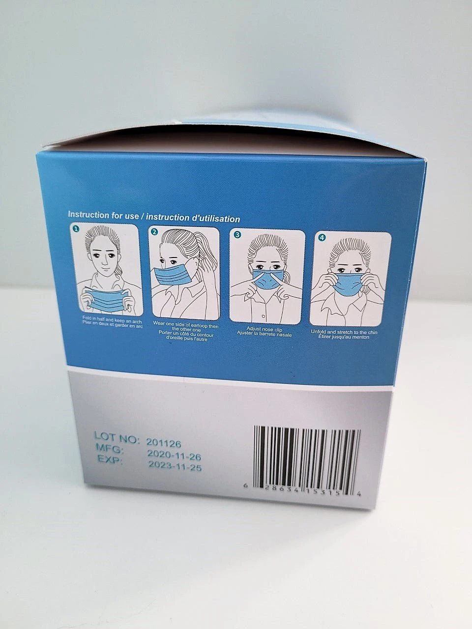 Masques ASTM - Niveau 3 bleu (caisse de 1000) - MedSecare